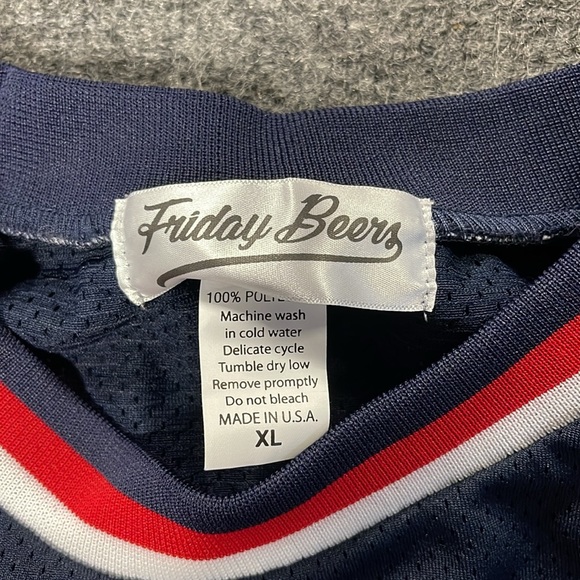 FRIDAY BEERS Official Merch BASKETBALL JERSEY one of a kind 2021 Edition XL - Picture 5 of 9